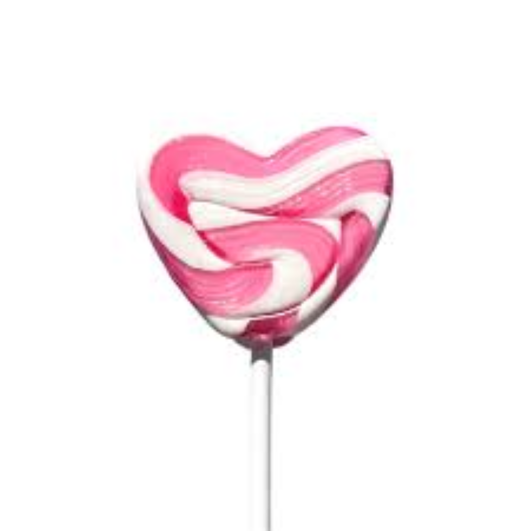 BBW HEART LOLLIPOP 50PCS